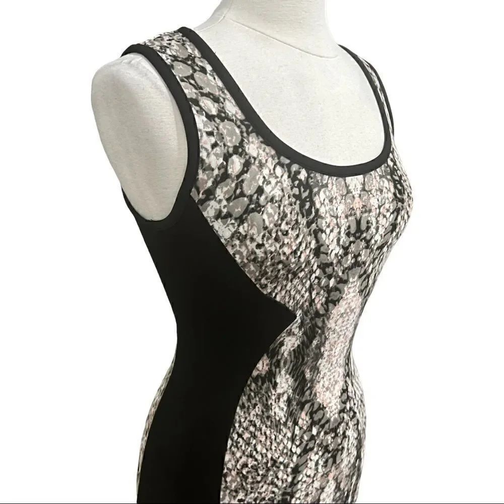 BAR III BODYCON SNAKEPRINT DRESS IN THE SIZE SMALL - Picture 4 of 15